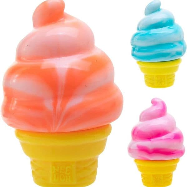 IN stock NeeDoh Ice cream Squeeze Toy Squish Stress Relief for Kids Adults Gift Decompression Toy Fidget Toys by fast air