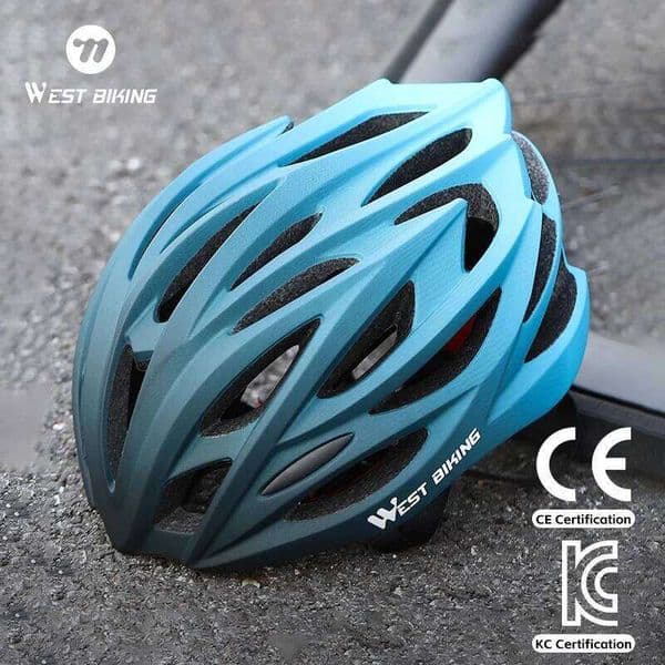 WEST BIKING Bicycle Men Women MTB Road Safety Integrally-molded Ultralight Breathable Ajustable Cycling Helmet 26Y0407