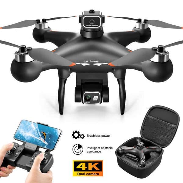 S116 Drone Four-Sided Obstacle Avoidance Aerial Photography HD Flight Controller Optical Flow Positioning Remote Long Battery Kuhangxin