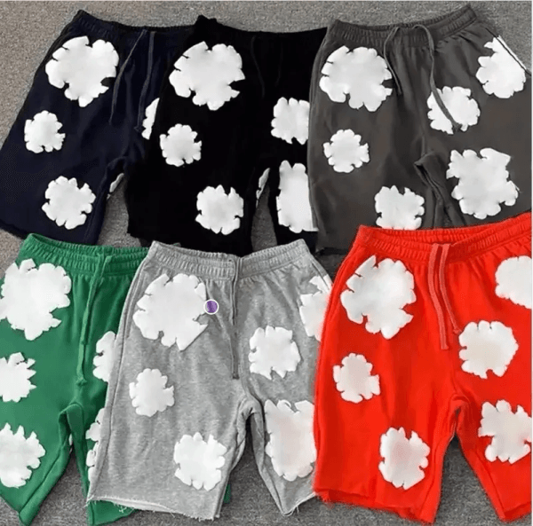 Designer Men Casual Short Pants Kapok Foam Printing Beach Shorts Fashion Street Vacation Denim Multi-Color Tshirts