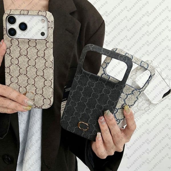 17 Pro Max Phone Case Designer Card Pocket embossing Leather iPhone Case with for iPhone 16 ProMax Cases Apple 15 14 13 12 Plus Cell Phone Cases Mobile Cover