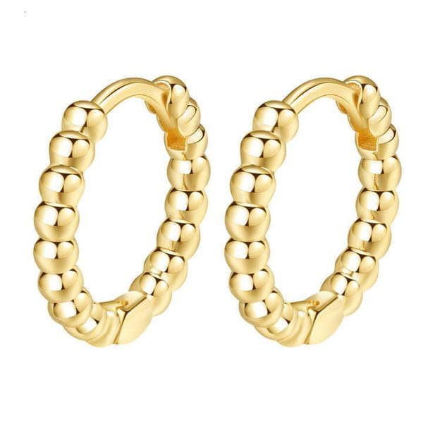 fashion style sterling silver unique ear clasps, vintage earrings, circular earrings for women
