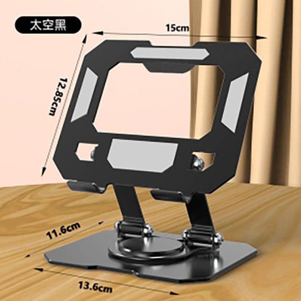 Ergonomic Foldable Aluminum Alloy Tablet Stand Cooling Vents Adjustable Desktop Mount Holder Bracket For iPad Pro Big Screen Displays WholeSale Bulk