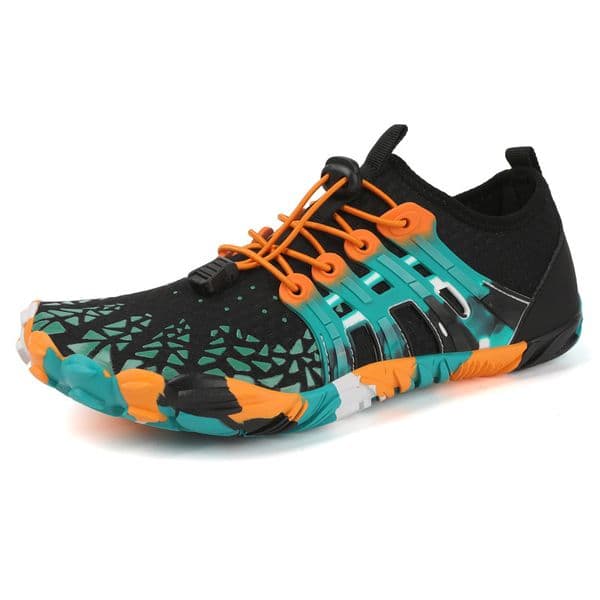 new plus size hiking shoes men s and women s surfing shoes swimming and wading shoes couple s sports shoes hiking beach shoes vacation five toe shoes casual shoes