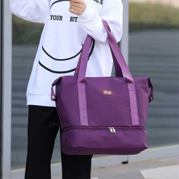 Short distance travel bag Womens portable business trip large capacity luggage Single shoulder Light fitness Tourism storage Bags Outlet bagdesigner_3VHT