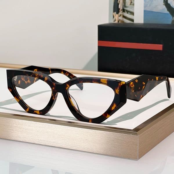 Designer Sunglasses Fashion Acetate Frame Cat Eye Eyewear C07V Women Men Luxury Sunglasses Outdoor Goggles UV400 Optical Glasses With box