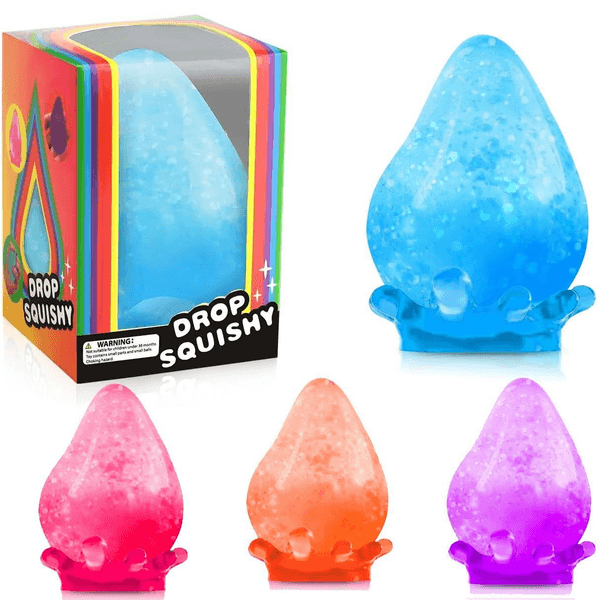Nedoh Durable Rubber PU Silicone EVA Material Sensory Water Drop Fantasy Relaxation Squeeze Toy Promotional Toys Stress Relief