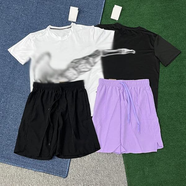 2026new model Summer MenTracksuits T-shits Tech setTeeQuick drying and breathability Designer T-shirt Shorts Fitness Jogger Tee N147