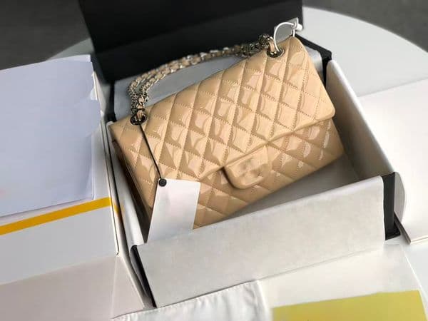 10A designer bag, handbag, luxury bag, shoulder bag, designer handbag, fashion bag, evening bag, metal leather chain, checkered wallet, with box