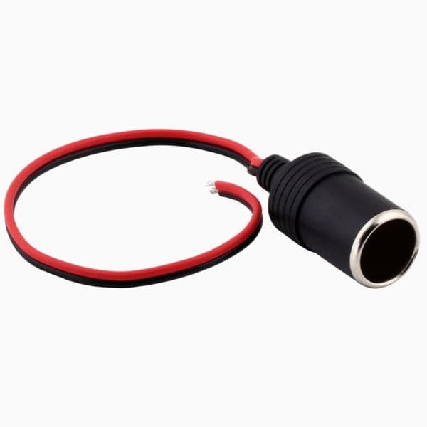 NO TAX Black Dc24v Car Cigarette Lighter Charger Cable Female Socket Plug Connector Adapter yy