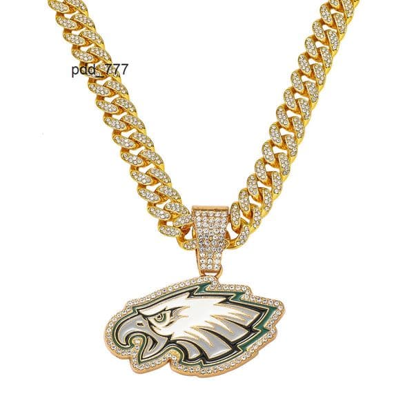 New Mens Full Diamond Chain Hip-Hop Style Personalized Eagle Pendant Necklace