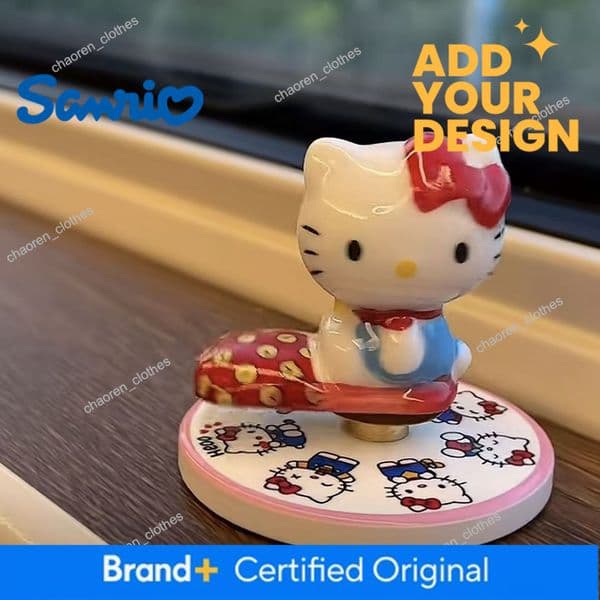 Hello Jingdezhen Ceramic Shaking Ornament Cartoon Desktop Decoration Car Cute Kitty Gift