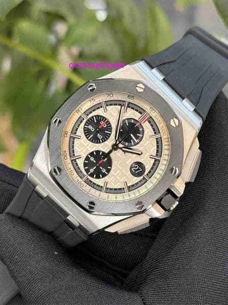 Men Watch Panda Fashion Silver Watch 26400SO Plate Stainless Steel Mechanical Watch 3120 movement Handly26