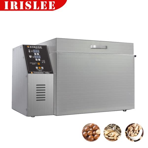 Stainless Steel Electric 2500W Nut Roaster Chestnut Coffee Bean Peanut Molen Seed Fry Fruit Walnut Roasting Machine