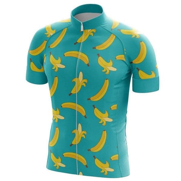 Mens Banana Cycling Jersey Short Sleeve MTB Maillot Bike Shirt Downhill Jersey High Quality Pro Team Tricota Mountain Bicycle Clothing C6
