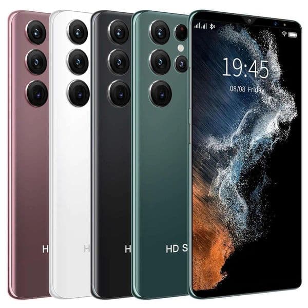 Overseas S22Ultra 6.5-inch new smartphone 1+8GB Unlock Touch Screen Phone Androids Camera Telephone HD Display Face Recognition