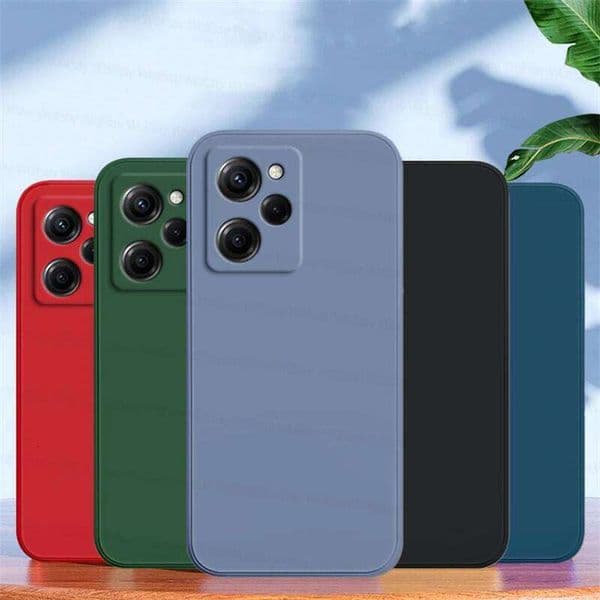 Case 5G Shockproof Liquid Silicone TPU Phone Cover For Poco X5 Pro 26Y0416