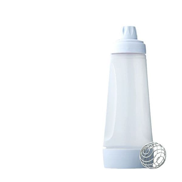 Hand Crank Batter Dispenser Bottle | Pastry & Muffin Mixer w/ Scale | Cream Distribution Pot