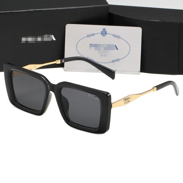 Designer Sunglasses Classic Eyeglasses Goggle Outdoor Beach Sun Glasses For Man Woman Mix 6 Color Optional Triangular signature P07