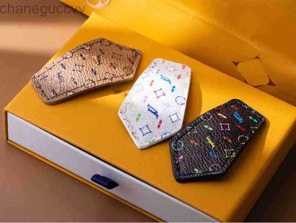 Clips Barrettes Luxury Hair Designer Letter Hair Clips Classic Charm Leather Letter Hairpins Hairclips For Girls Hair Jewelry AT7T FYAI