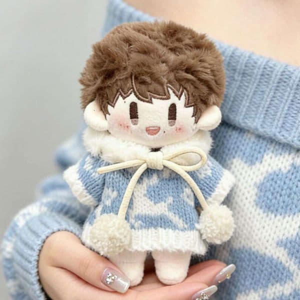 Doll clothes only Suitable for Zhou Keke 10cm cotton clothes, cute accessories, doll dress-up sweater