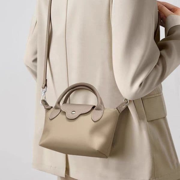 Internet Celebrity Oxford Cloth Single Shoulder Crossbody Women's Handheld Mini Dumpling Lightweight Phone Office Small Tote Bag