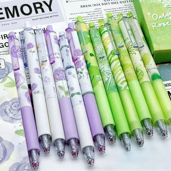 6-piece set Student-Friendly Examination Pens Collection: Elegant Color Options & Practicality ballpoint pens bulk/roller ball pen