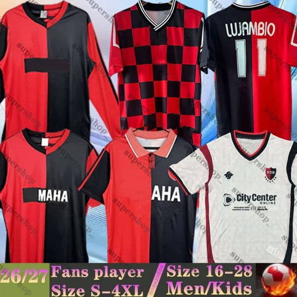 1993 1994 Newell's Old Boys Soccer Jerseys Home Retro classic Home 93 94 97 98 ZAMORA LUJAMBIO FAGIANI 2026 2027 Football Shirt Adult Uniforms SALCEDO CARDOZO FERNANDO
