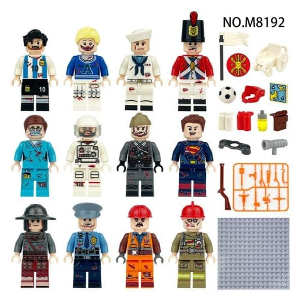 Types Of Zombie Minifigures And Building Block Minifigures