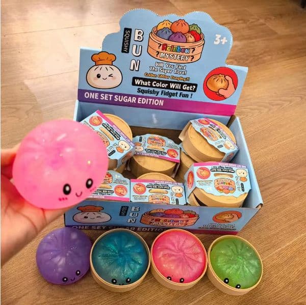 5-8.5cm Colorful Dumpling Squishes Stress Balls Reusable Low Rebound Decompression Toys Dough Ball Unique Home Decoration Gifts-Fast Shipping