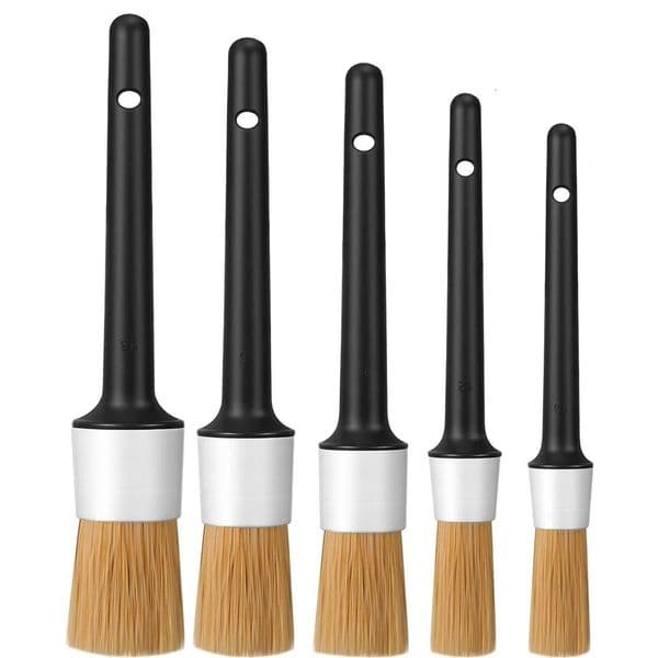 Car Interior Cleaning Set Of Three Air Conditioner Vent Wheel Engine Gap Detail Brush Wholesale