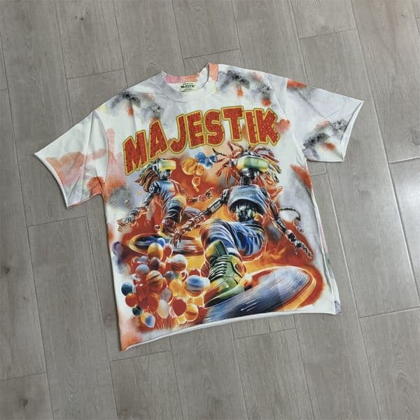 T Shirts Y2k Tops Men Women High Street Oversized T Shirt Streetwear Vintage Tee Clothing