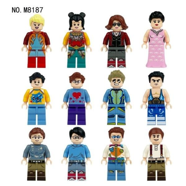 Demolition And Demolition Building Block Minifigures 23x23x3cm