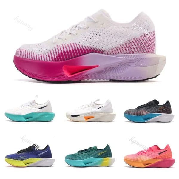 New Fly Next% 3 Running Aaa+ Shoes For Men Women Fast Pack Prototype Racer Blue Sundial Vivid Purple Aquatone Cushion Sneakers Runner Sports Size 36-45