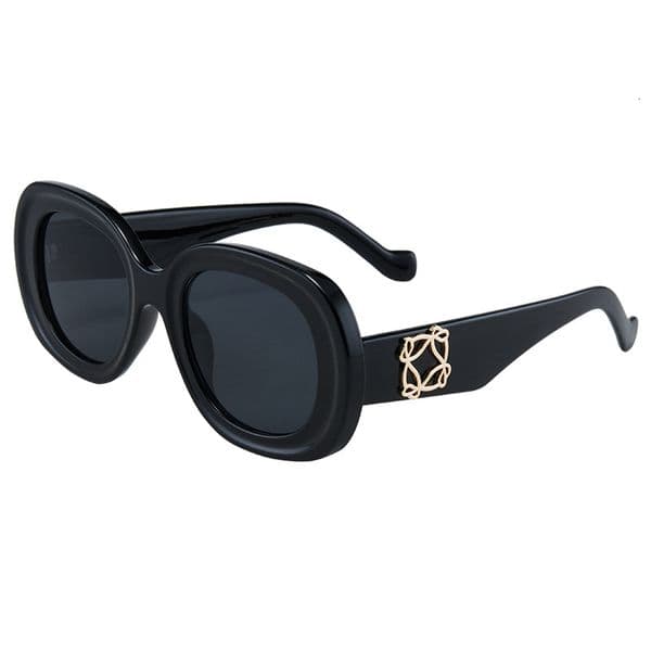 5634 New Women's Wide-Frame Fashion Retro UV-Protective Sunglasses Wholesale