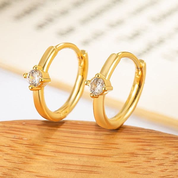 Free shipping New an n cross-border diamond-encrusted marquise earrings, zircon ear cuffs, light luxury, high-end, fashionable and versatile women's earrings
