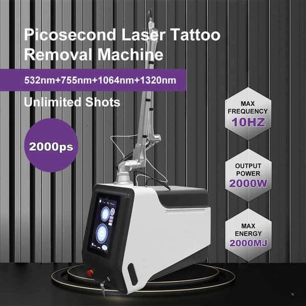 Ace 2026 Multifunctional Q Switch Nd Yag Laser For Painless Tattoo Remove Eyebrows Washing Skin Smoothing Mole Freckle Remove Portable Machine