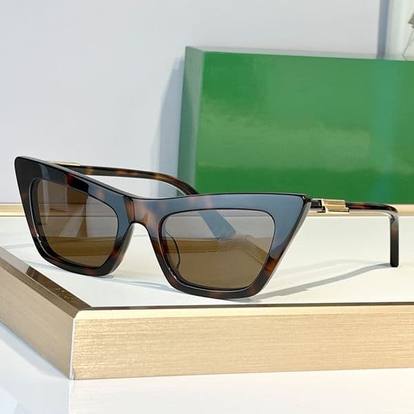 Snap Cat Eye Sunglasses Vintage Fashion Acetate Frame Eyewear BV1446S Women Men Luxury Sunglasses Outdoor Goggles UV400 Glasses With Box