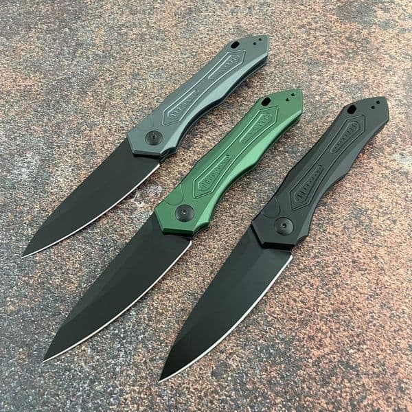 New KS 7800 Blk Launch 6 Pocket Knife 3.75" Blade CPM154 Steel Treated Aluminum Handle Outdoor Tactical EDC Hunting Knife Men's Gift