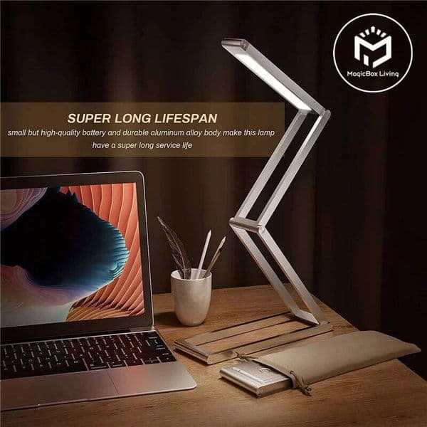 Aluminium Folding High Quality Desk No Blue-Ray Eye Protection Led USB Charging Reading Light Small Table Lamp