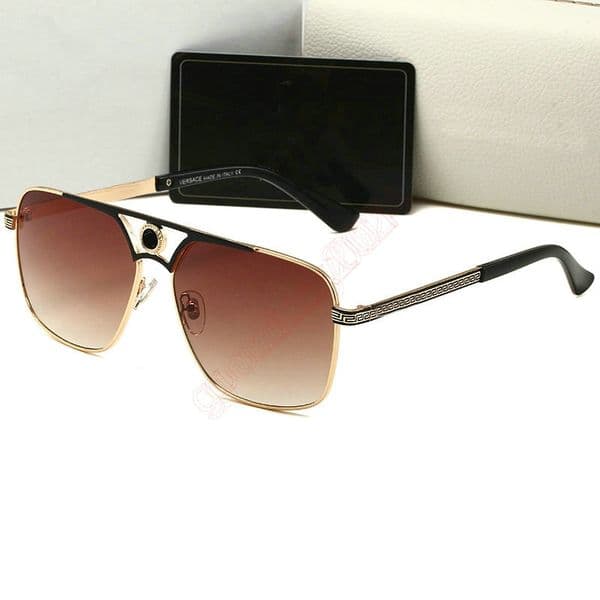Men Monogrames Luxury Brand Medusa Men Millionaires Sunglasses Evidence New Green Square Sunglasses Women Style Sun Glasses Male Female Brand Designer 019