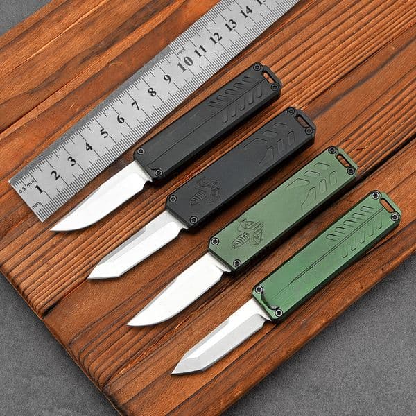 New Removable Blades Mini Pocket Assisted Knife Aluminum Alloy Handles Outdoor Camping Cutting Tools for Gifts