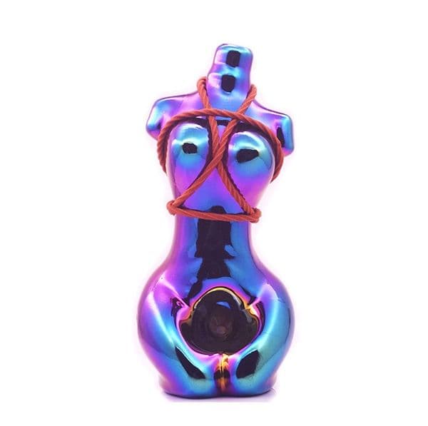 Portable Creative Colorful Glass Hand Pipe High Quality Thick heady Spoon Pipes Dry Herb Tobacco Handpipe for smoking dry herb