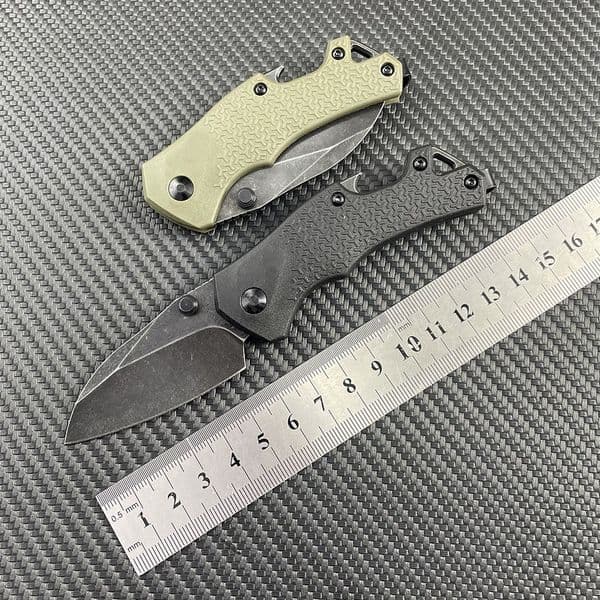Hot Mini 8337 Folding Pocket Knife 8Cr13Mov Blade Nylon Fiber Handle Outdoor Survival Knife EDC Camping Self-defense Tool