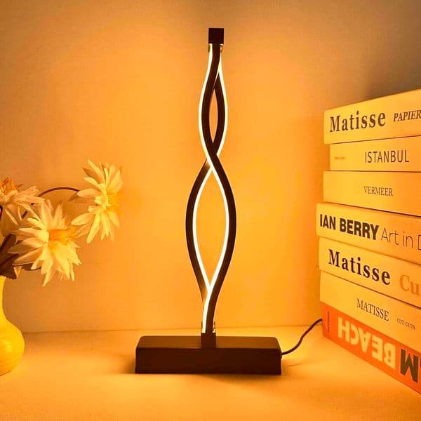 1PC Simple Desktop Desk Lamp - USB Plug-in Three-Tone Lighting Night Light