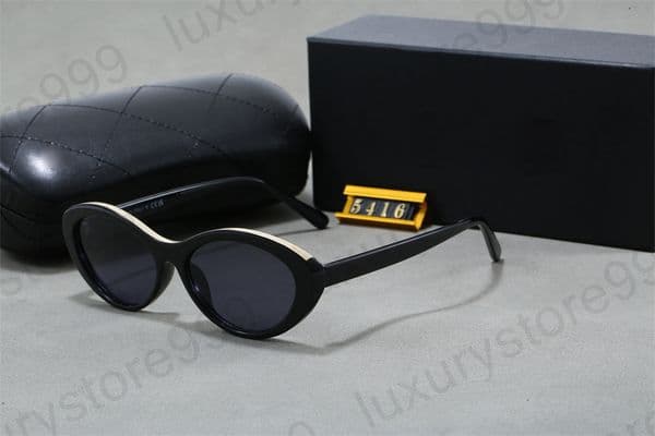 Luxury designer Pearl Fashion Designer Sunglasses For Women Sun Gold Letters Cat Eye Sunglasses with Box Goggle Eyeglasses UV 400 Glasses For gift Very Good