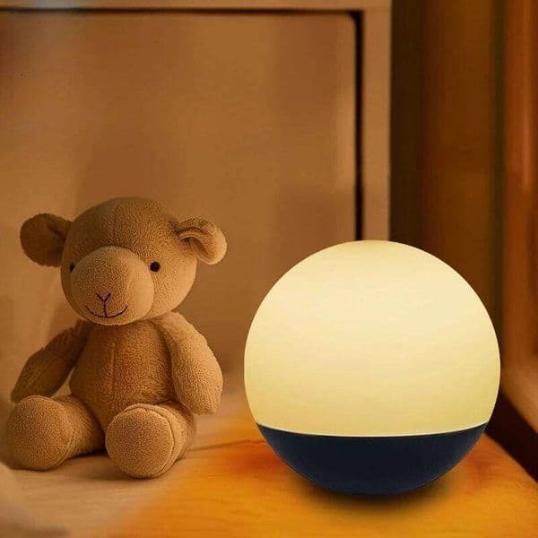 LED Ball Night Rechargeable Bedhead Lighting Desk Lamp Companion To Sleep Bedroom Living Room Decoration Atmosphere Light