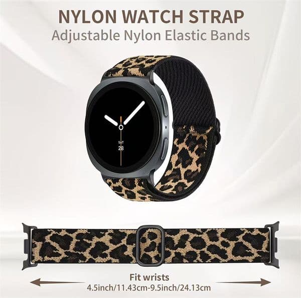 Suitable for Samsung Ultra 2 nylon elastic strap, Watch 8 Classic strap