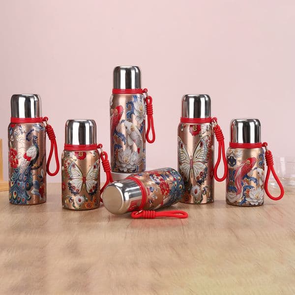 Large Capacity Retro 316 Stainless Steel Insulated with Exquisite Hand Strap Outdoor Sports Office Gift Cup