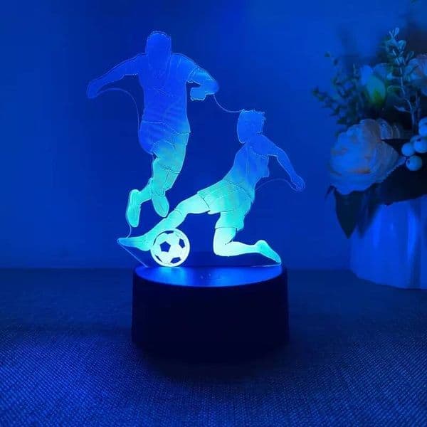 3D Night Light Players - Ideal Gift For Football Enthusiasts, Birthday And Graduation Gifts, Sports Themed Desktop